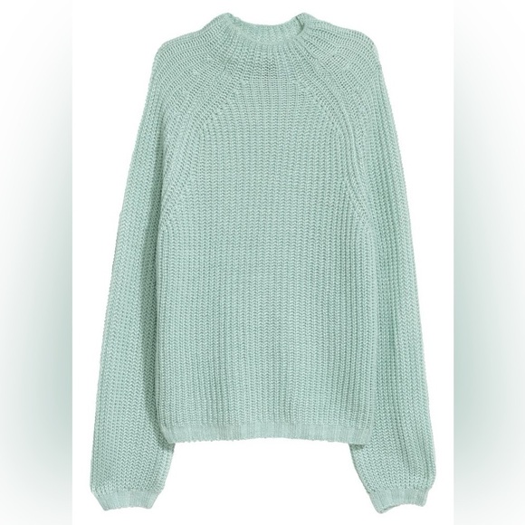 H&M Sweaters - NWOT H&M Blue Glittery Women's High Neck Sweater Size XS